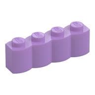 Brick Special 1 x 4 Palisade [aka Log] em Lavanda médio