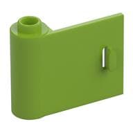 Door 1 x 3 x 2 Left - Open Between Top and Bottom Hinge em Verde-limão