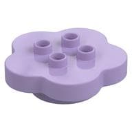 Duplo Flower 4 x 4 x 1 with 4 Top Studs em Lavanda