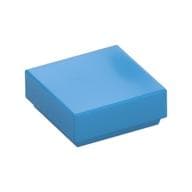Tile 1 x 1 with Groove em Celeste escuro