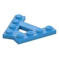 Wedge Plate 4 Stud 45° Angle Plate em Celeste escuro