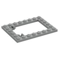 Plate Special 6 x 8 Trap Door Frame Horizontal [Long Pin Holders] em Cinza azulado claro