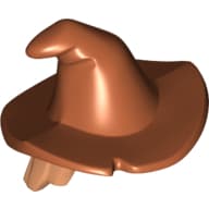 Hair and Hat, Floppy Witch Hat with Nougat Hair Print