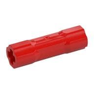 Technic Driving Ring Connector Smooth [4 rounded side walls] em Vermelho