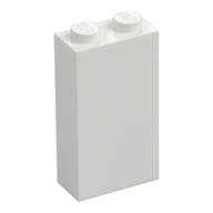 Brick 1 x 2 x 3 with Bottom Stud Holder em Branco