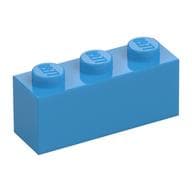 Brick 1 x 3 em Celeste escuro