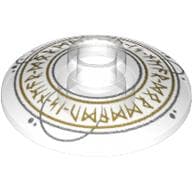 Dish 2 x 2 Inverted [Radar] with Elaborate Runes Print