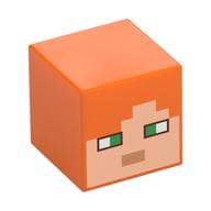 Minifig Head Special, Cube with Alex Face Print