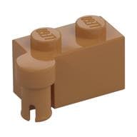 Hinge Brick 1 x 4 [Upper] em Nougat médio