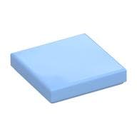 Tile 2 x 2 with Groove em Azul vivo claro