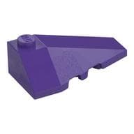 Brick Wedged, Sloped 4 x 2 Triple Right em Roxo escuro