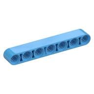 Technic Beam 1 x 7 Thick em Azul médio