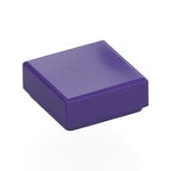 Tile 1 x 1 with Groove em Roxo escuro