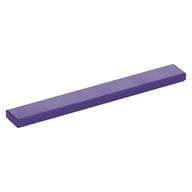 Tile 1 x 8 with Groove em Roxo escuro