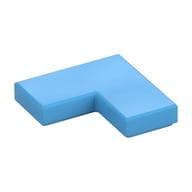 Tile 2 x 2 Corner em Azul médio
