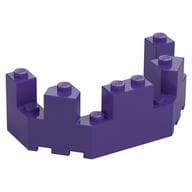 Castle Turret Top 4 x 8 x 2 1/3 em Roxo escuro