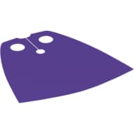 Neckwear Cape, Standard [Spongy Stretchable Fabric] em Roxo escuro