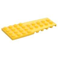 Wedge Plate 4 x 9 with Stud Notches em Amarelo