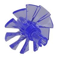 Jet Engine Fan with 10 Blades and Technic Pin em Roxo translúcido