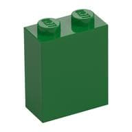 Brick 1 x 2 x 2 with Inside Stud Holder em Verde