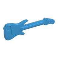 Musical Instrument Guitar Electric [Plain] em Celeste escuro