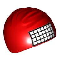 Hat / Swimming Cap with White Calendar Grid Print