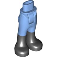 Minidoll Hips and Trousers with Back Pockets with Black Boots Print [Thick Hinge]