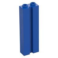 Brick Special 1 x 2 x 5 with Groove em Azul