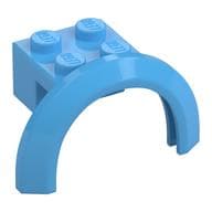 Wheel Arch, Mudguard 4 x 2 1/2 x 2 with 2 x 2 Plate em Azul médio