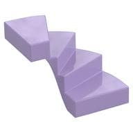 Stairs, Left 6 x 6 x 4 em Lavanda