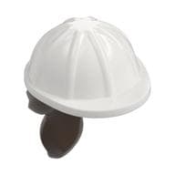 Hair and Helmet, Construction / Hard Hat, Ponytail Dark Brown Pattern