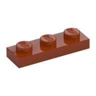 Plate 1 x 3 em Laranja escuro