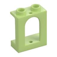 Window 1 x 2 x 2 Castle em Verde amarelado