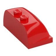 Windscreen 2 x 4 x 1 1/3 [Plain] em Vermelho