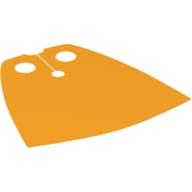 Neckwear Cape, Standard [Traditional Starched Fabric] em Laranja vivo claro