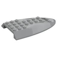 Aircraft Fuselage Curved Aft Section 6 x 10 Top em Cinza azulado claro