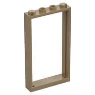 Door Frame 1 x 4 x 6 Type 2 em Bege escuro