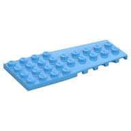 Wedge Plate 4 x 9 with Stud Notches em Azul médio