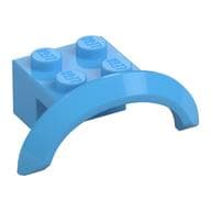 Wheel Arch, Mudguard 4 x 2 1/2 x 1 em Azul médio