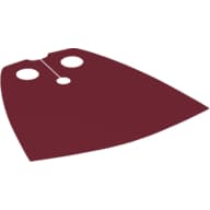 Neckwear Cape, Standard [Spongy Stretchable Fabric] em Vermelho escuro