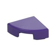Tile Round 1 x 1 Quarter em Roxo escuro
