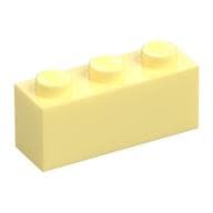 Brick 1 x 3 em Amarelo vivo claro