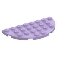 Plate Round Half 4 x 8 em Lavanda