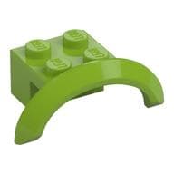 Wheel Arch, Mudguard 4 x 2 1/2 x 1 em Verde-limão