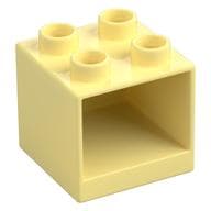 Duplo Cabinet 2 x 2 x 1.5 em Amarelo vivo claro