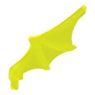 Animal Body Part, Bat Wing with Shaft [Chima Bat Wing] em Verde neon translúcido