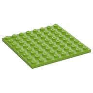 Plate 8 x 8 em Verde-limão
