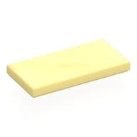 Tile 2 x 4 with Groove em Amarelo vivo claro