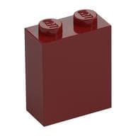 Brick 1 x 2 x 2 with Inside Stud Holder em Vermelho escuro
