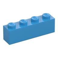 Brick 1 x 4 em Celeste escuro